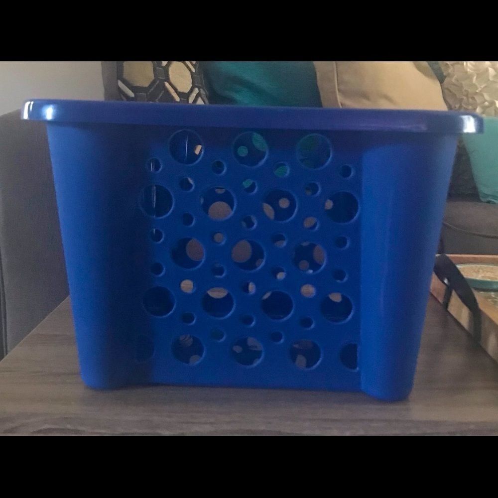 Blue Stackable Carry And/Or Storage Basket